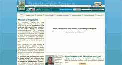 Desktop Screenshot of fundacionsauce.org